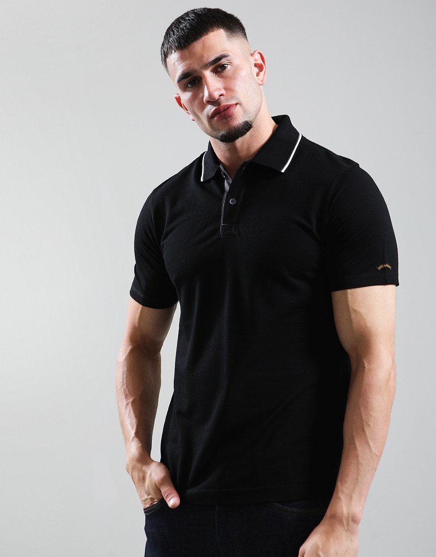 Paul & Shark Soft Pique Polo Shirt Black