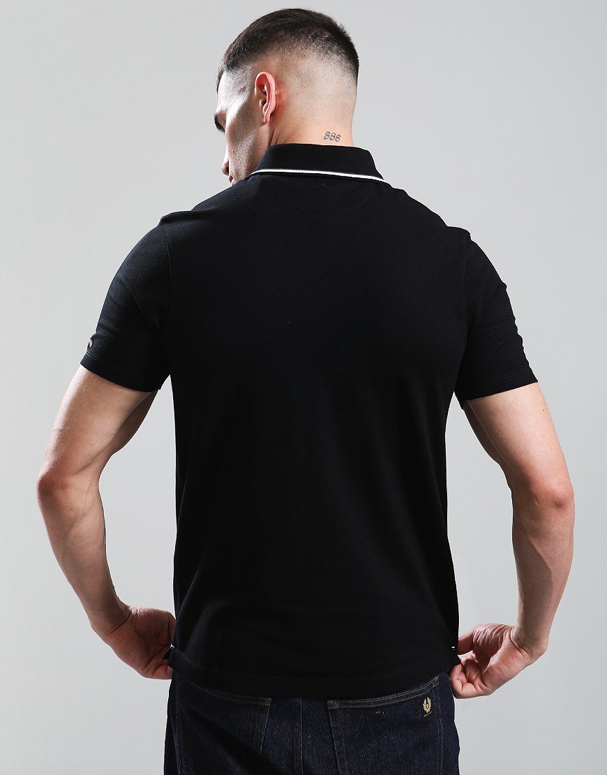 Paul & Shark Soft Pique Polo Shirt Black