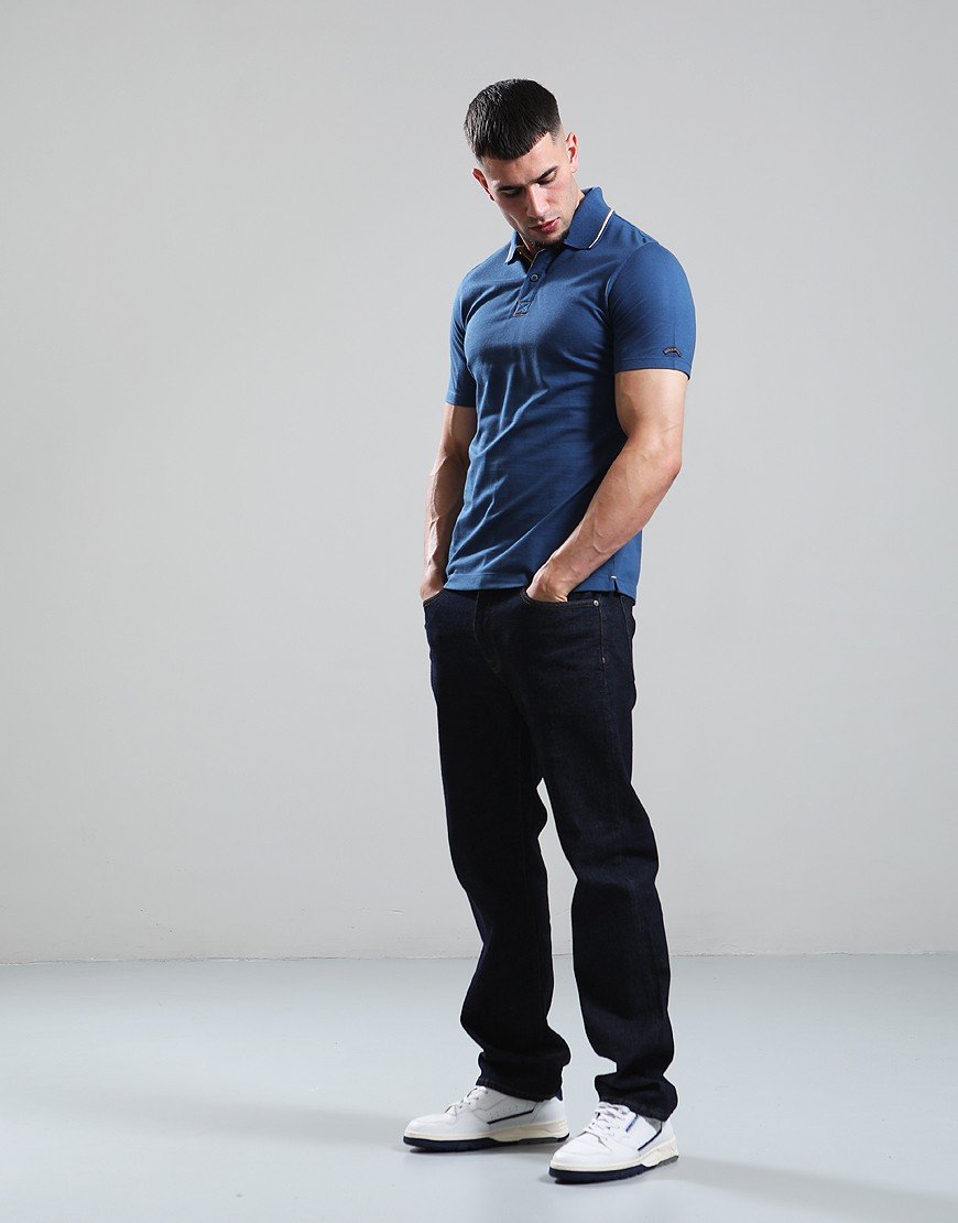Paul & Shark Soft Pique Polo Shirt Blue