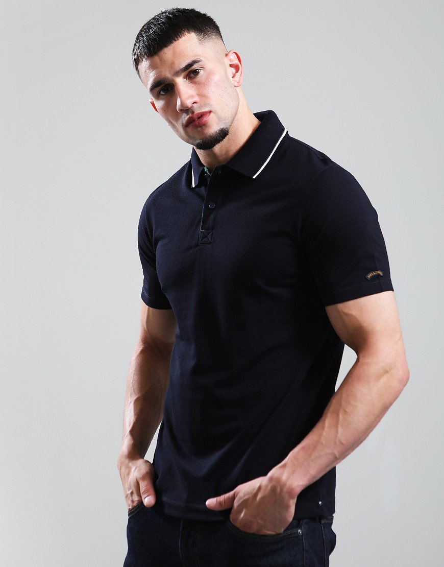 Paul & Shark Soft Pique Polo Shirt Navy