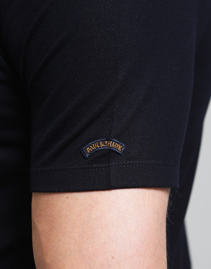 Paul & Shark Soft Pique Polo Shirt Navy