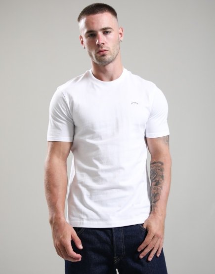 Paul & Shark Pure Cotton Jersey Logo T-Shirt White