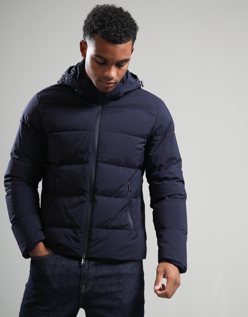 Paul & Shark Typhoon Platinum Down Jacket Navy