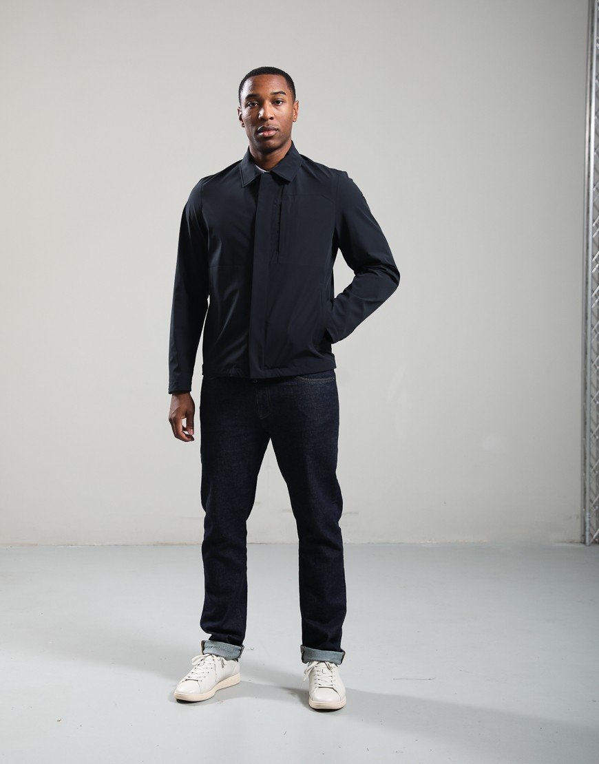 Paul & Shark Typhoon Re-4X4 Stretch Overshirt Black