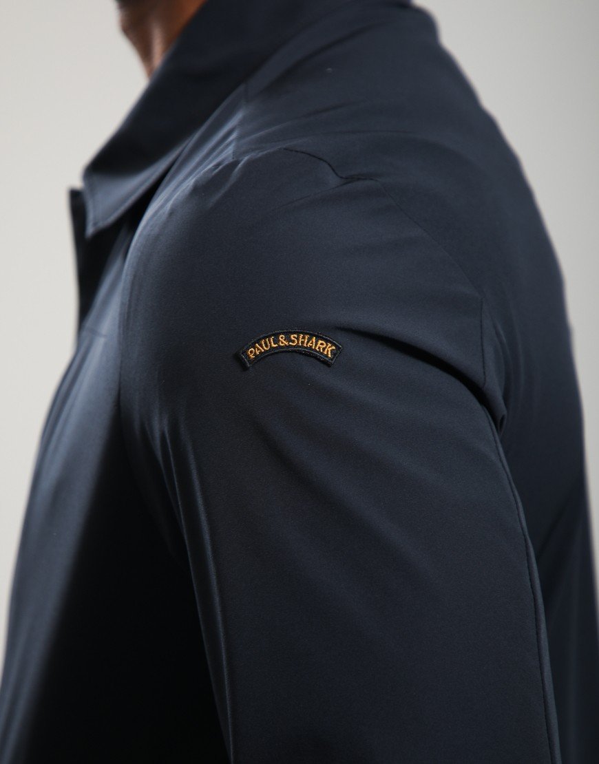 Paul & Shark Typhoon Re-4X4 Stretch Overshirt Black