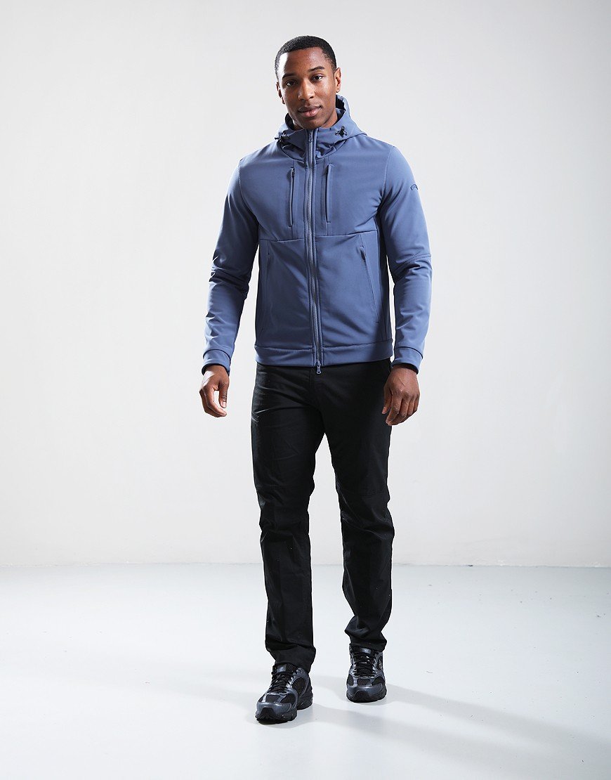 Paul & Shark Re-Shark Shell Hooded Jacket Blue