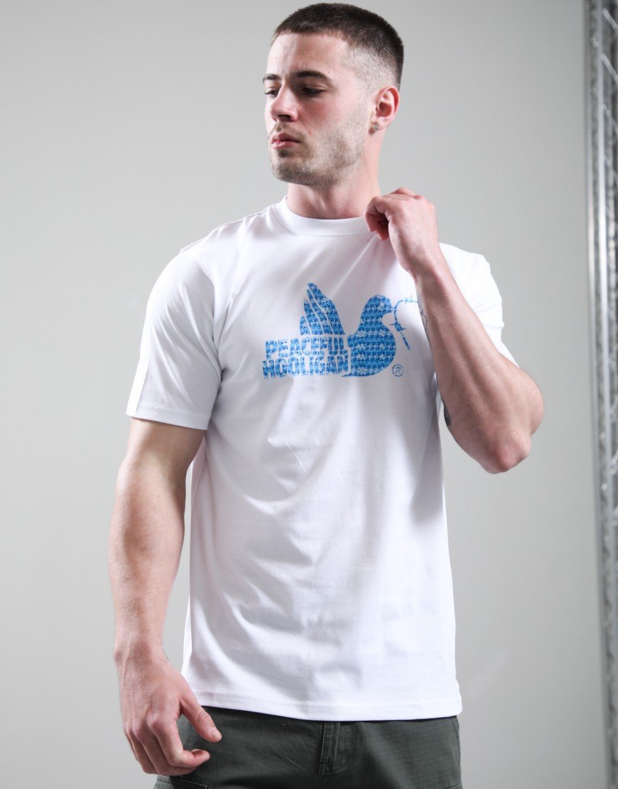 Peaceful Hooligan 90s Dove T-Shirt White