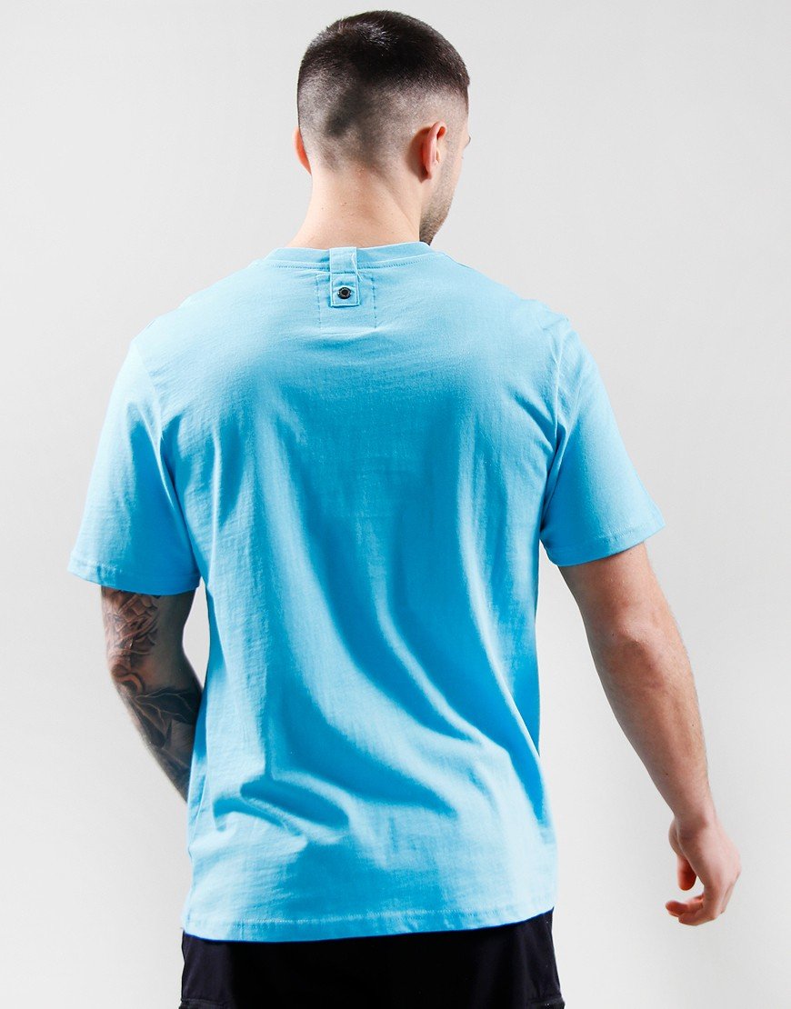 Peaceful Hooligan DPM Dove T-Shirt Aqua