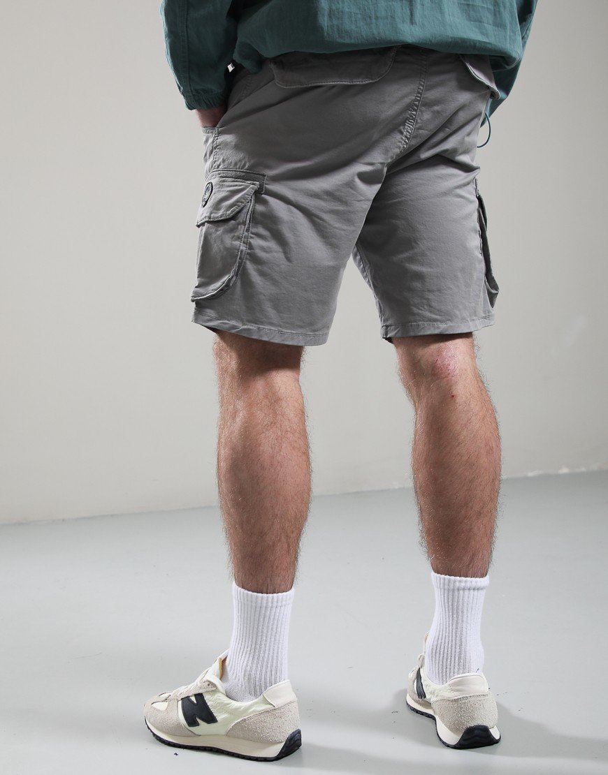 Peaceful Hooligan Bunker Cargo Shorts Griff Grey