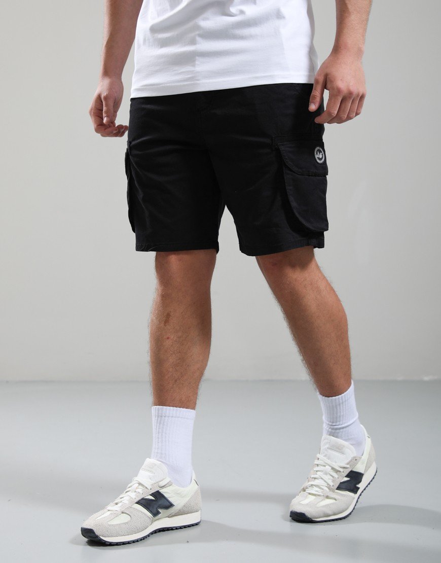 Peaceful Hooligan Bunker Shorts Black