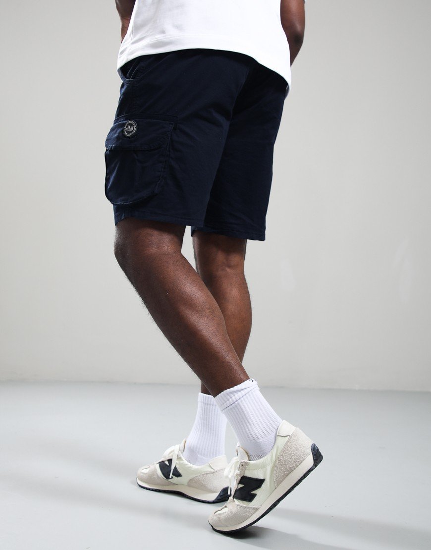 Peaceful Hooligan Bunker Cargo Shorts Navy