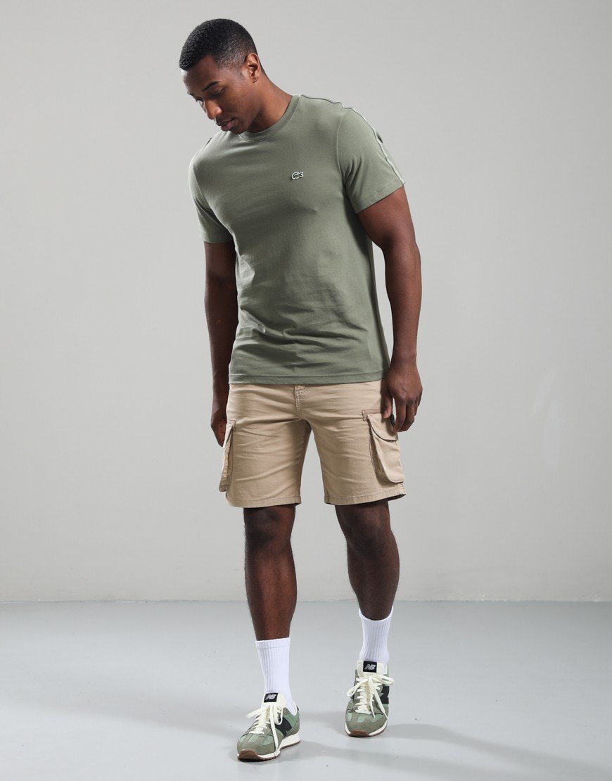 Peaceful Hooligan Bunker Cargo Shorts Stone
