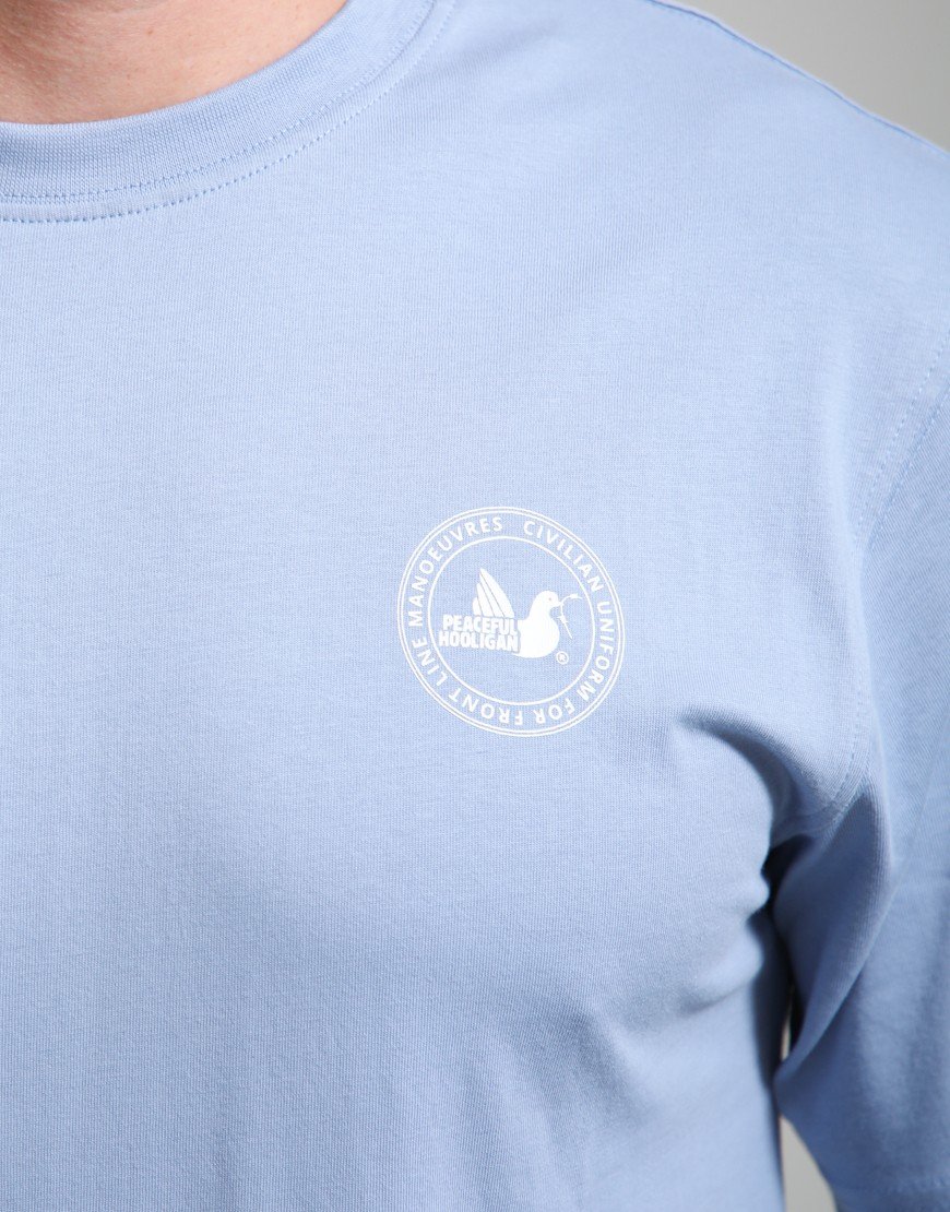 Peaceful Hooligan Civilian Uniform T-Shirt Rain Blue