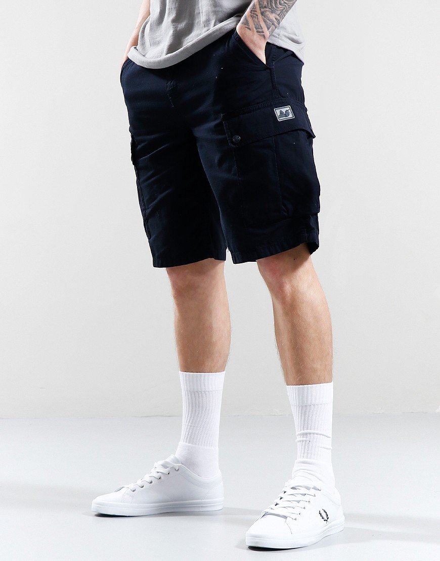 Peaceful Hooligan Container Cargo Shorts Navy