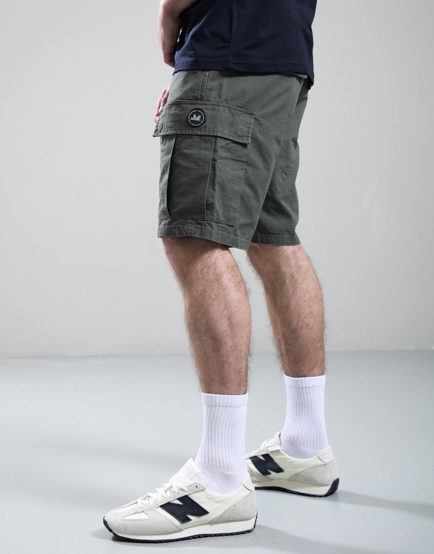 Peaceful Hooligan Container Shorts Olive