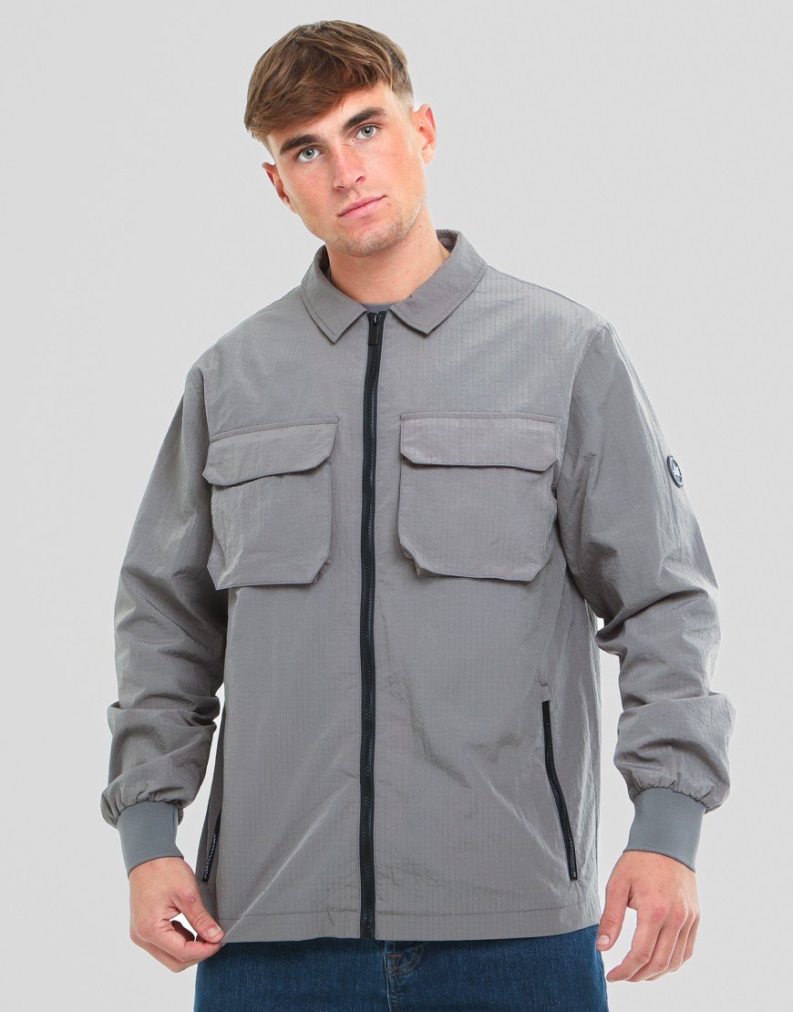 Peaceful Hooligan Current Overshirt Gunmetal