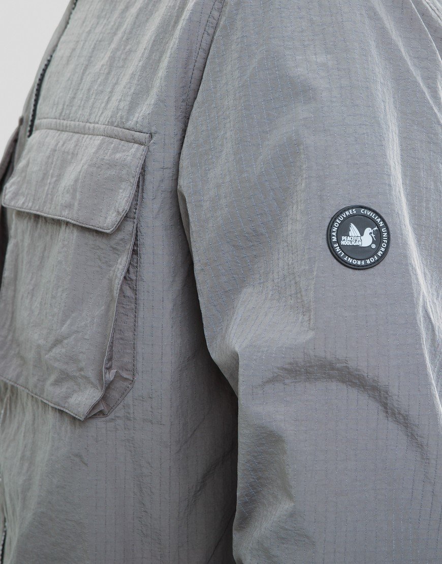 Peaceful Hooligan Current Overshirt Gunmetal