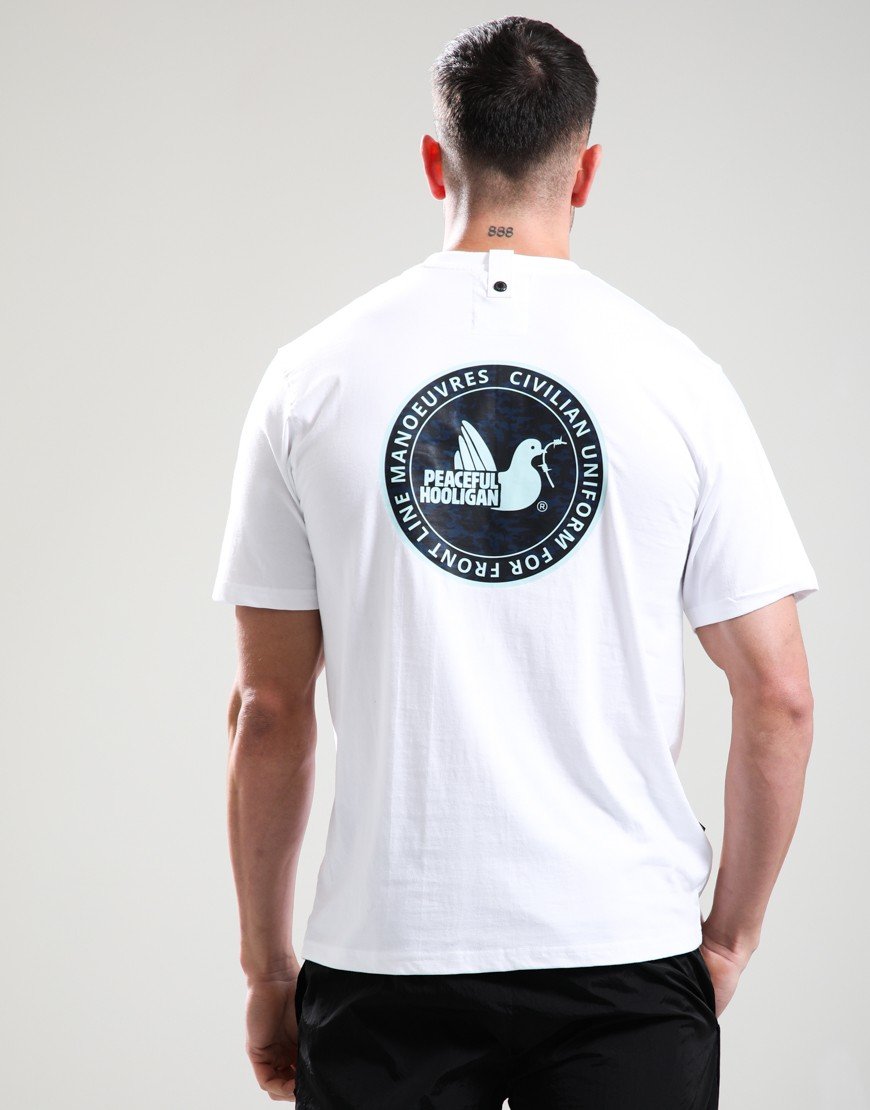 Peaceful Hooligan DPM Civilian Uniform T-Shirt White