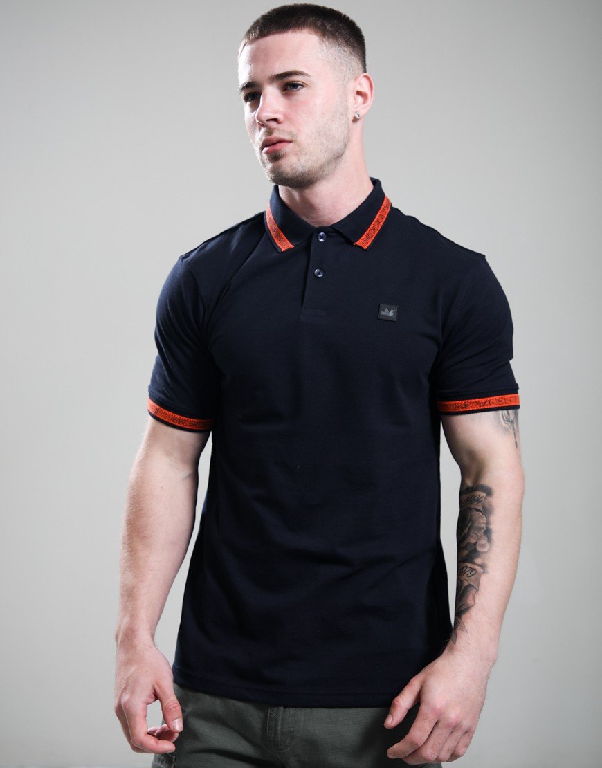 Peaceful Hooligan Earl Polo Shirt Navy