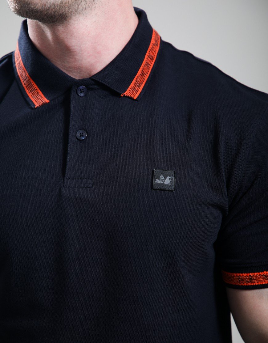 Peaceful Hooligan Earl Polo Shirt Navy