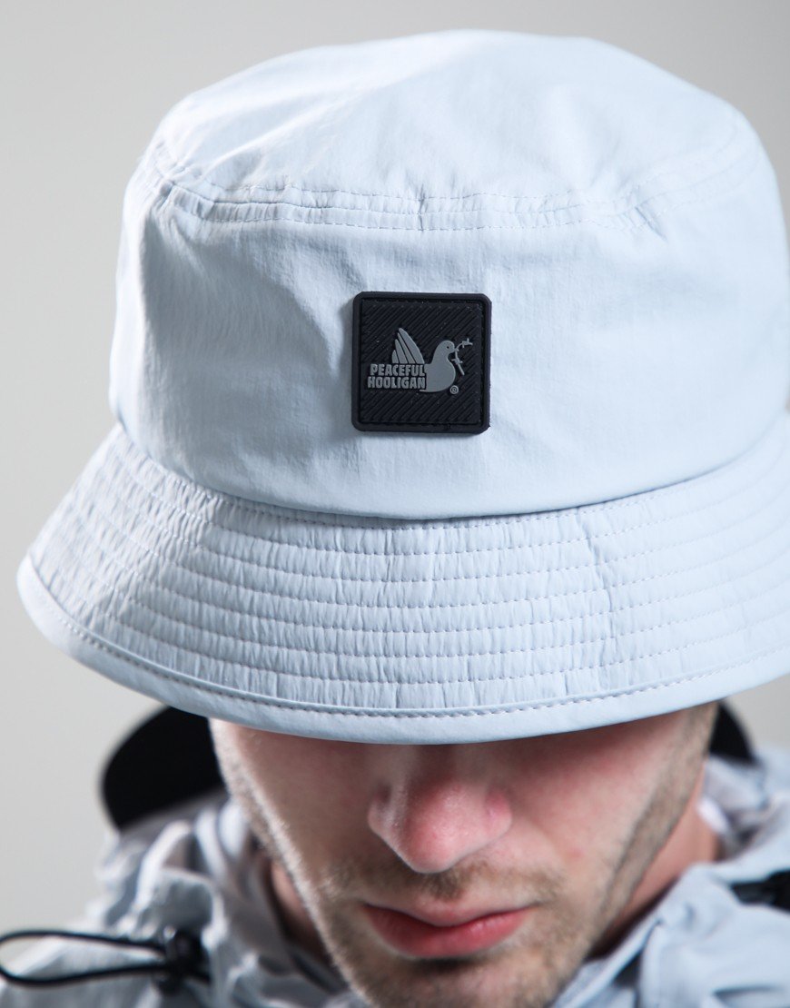 Peaceful Hooligan Festival Bucket Hat Ice Blue