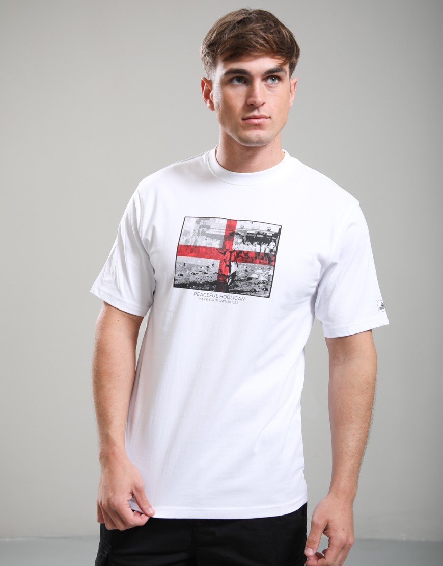 Peaceful Hooligan George T-Shirt White