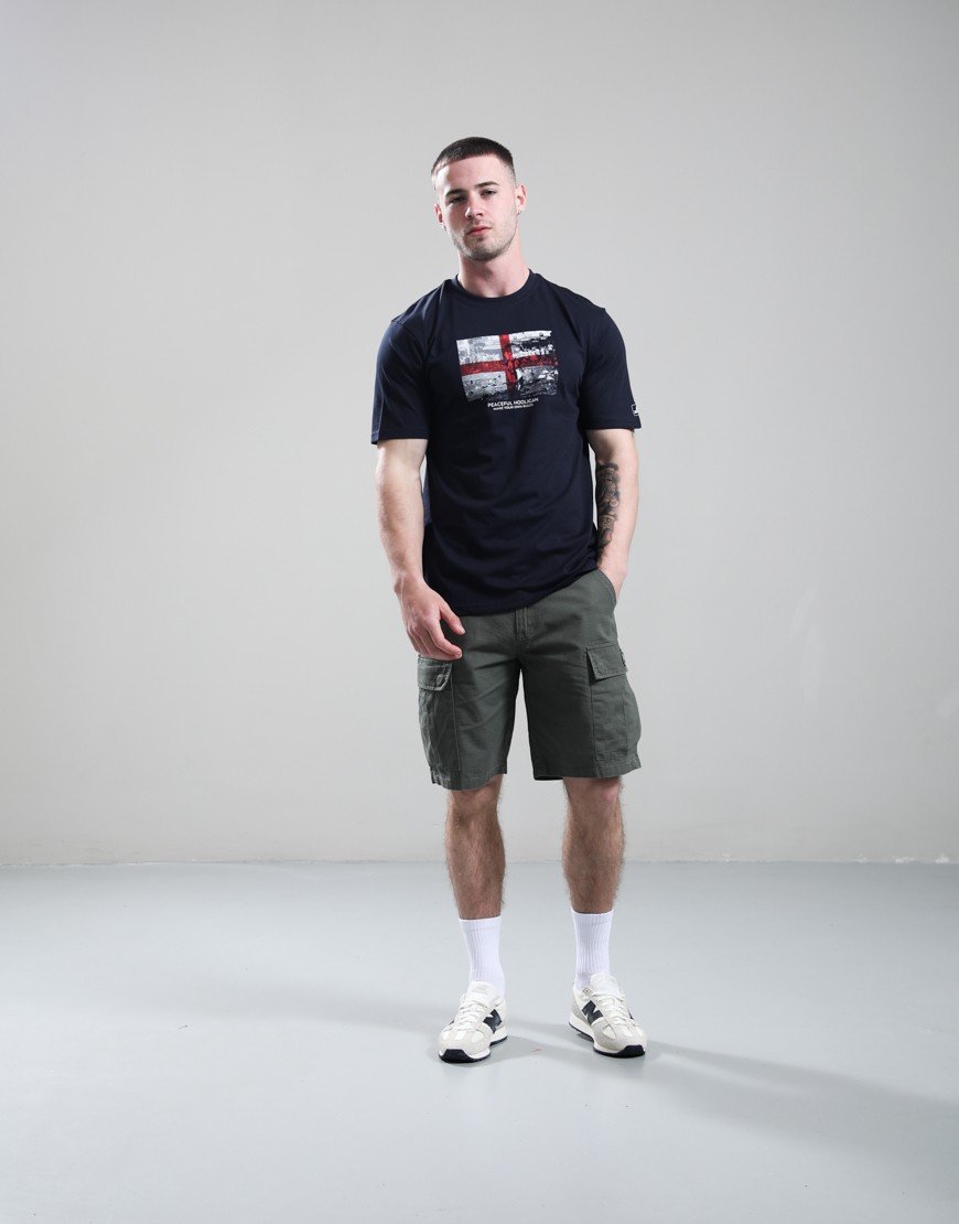 Peaceful Hooligan George T-Shirt Navy