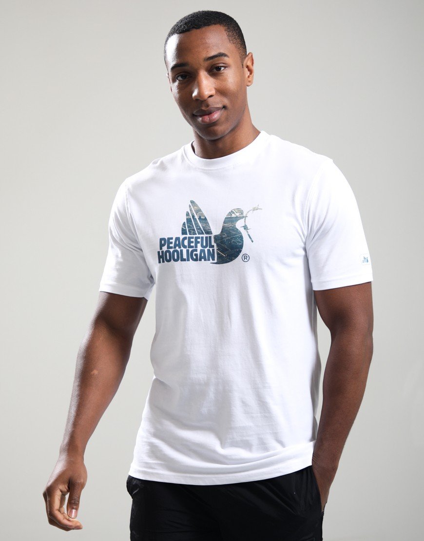 Peaceful Hooligan Hackney T-Shirt White