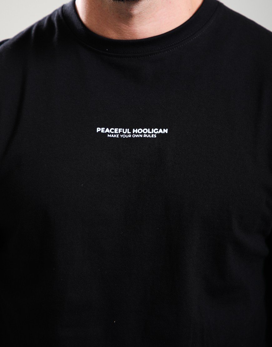 Peaceful Hooligan MYOR Tipped T-Shirt Black