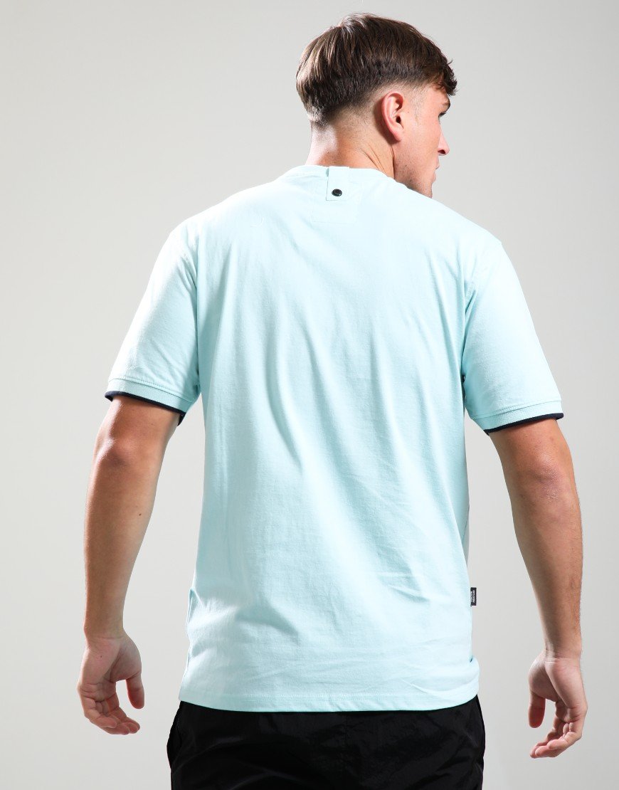 Peaceful Hooligan MYOR Tipped T-Shirt Sky