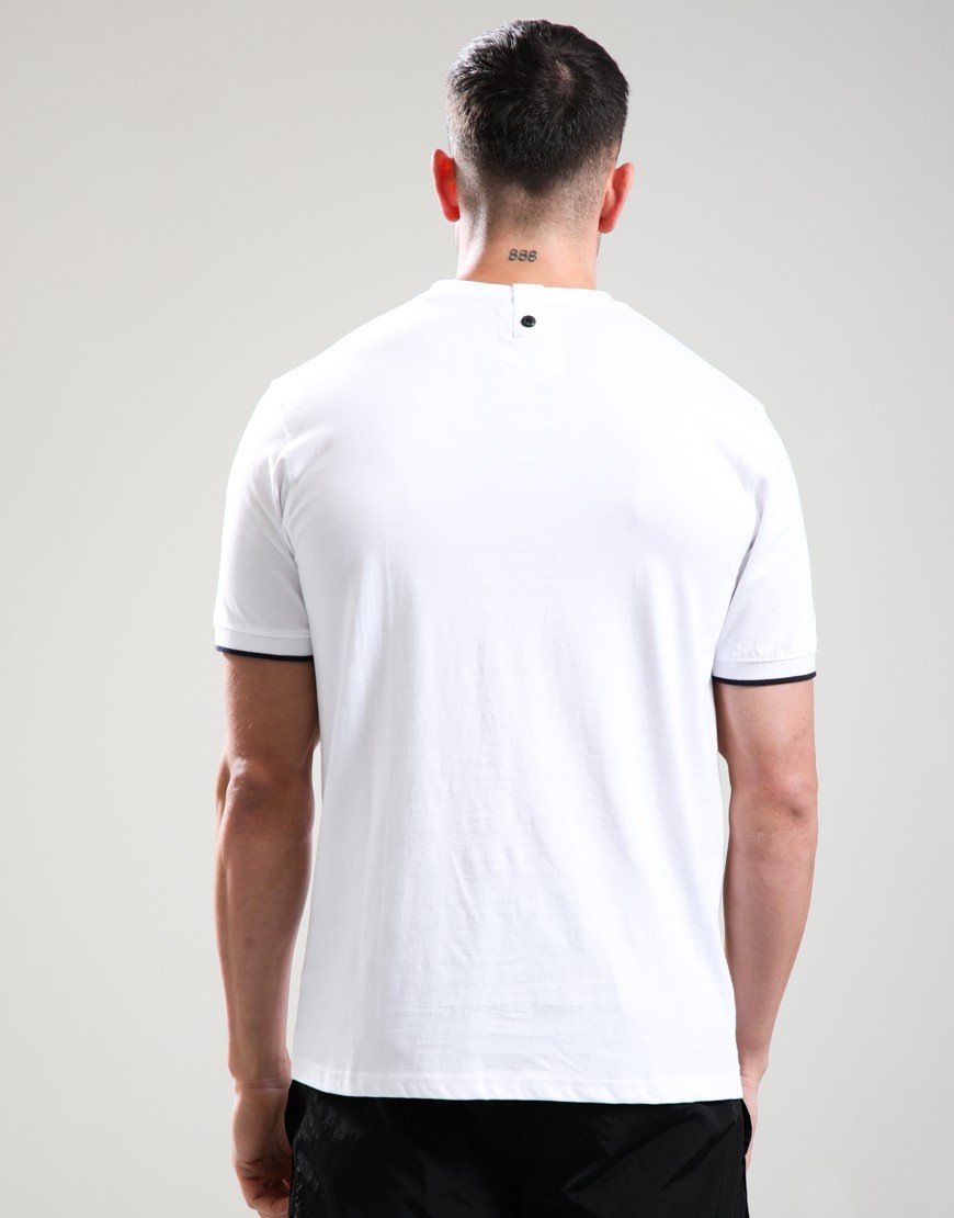 Peaceful Hooligan MYOR Tipped T-Shirt White