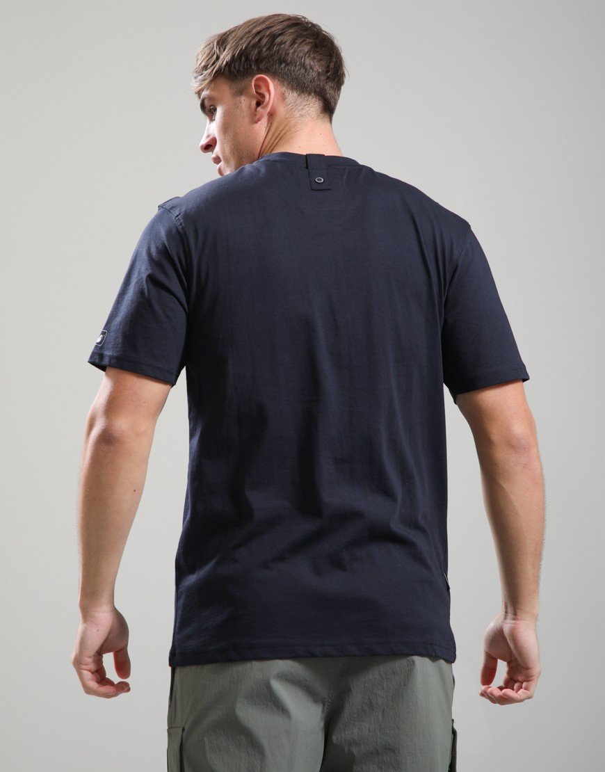 Peaceful Hooligan No Pyro No Party T-Shirt Navy