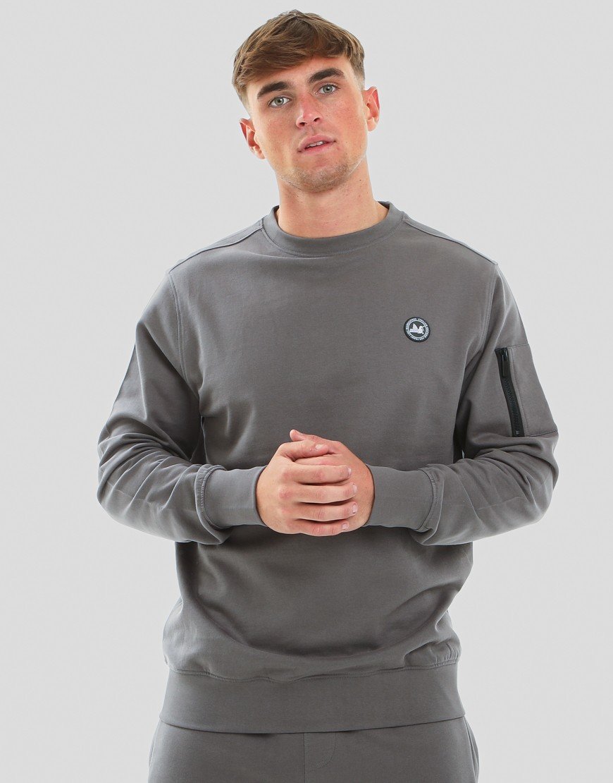 Peaceful Hooligan Paddock Sweatshirt Gunmetal