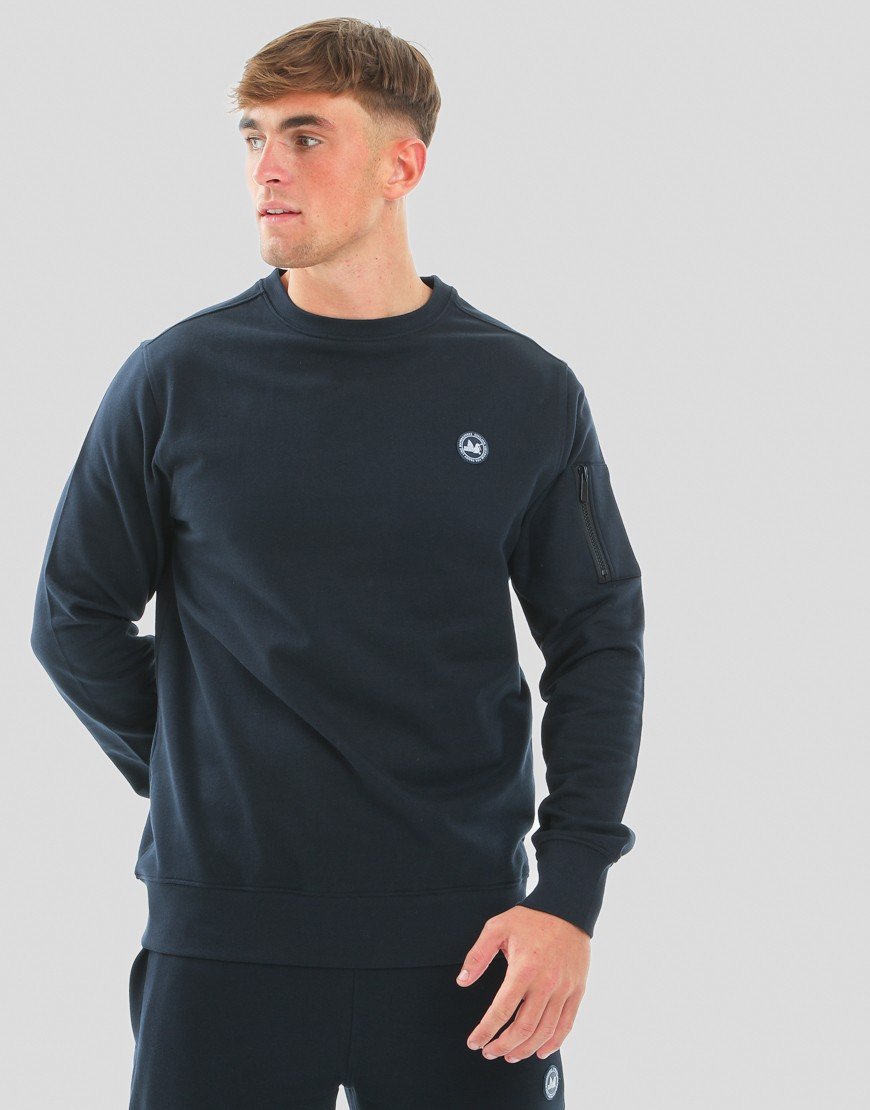 Peaceful Hooligan Paddock Sweatshirt Navy