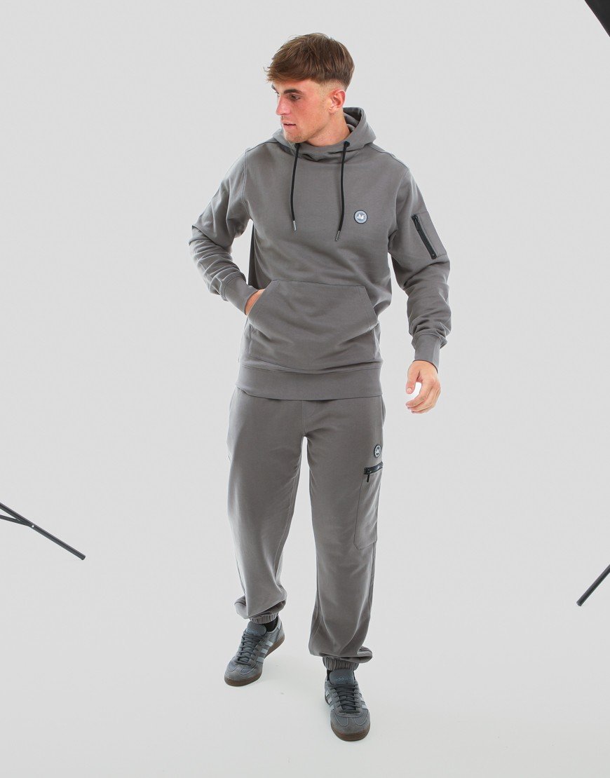 Peaceful Hooligan Paddock Hoodie Gunmetal