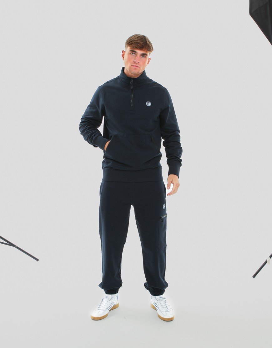 Peaceful Hooligan Paddock 1/4 Zip Navy