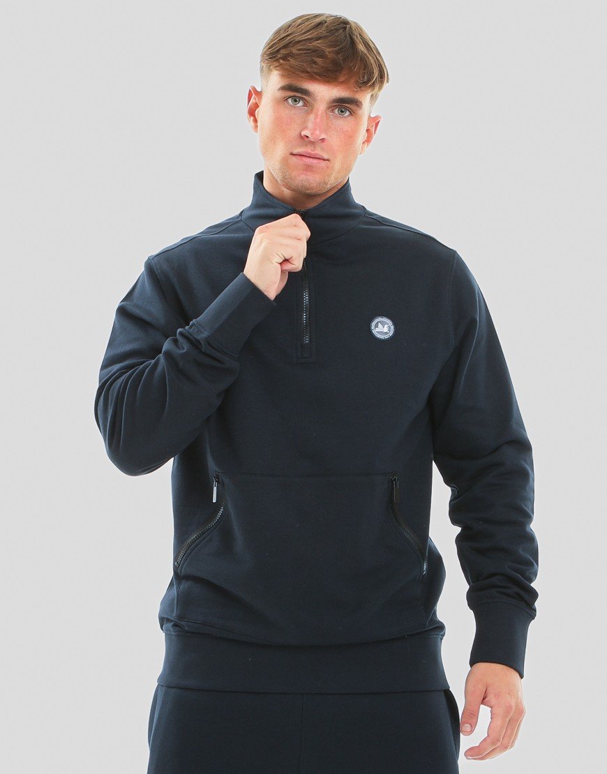 Peaceful Hooligan Paddock 1/4 Zip Navy