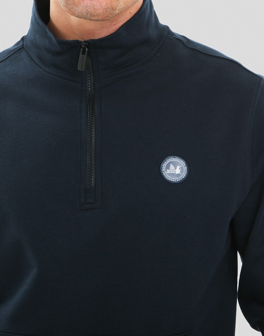 Peaceful Hooligan Paddock 1/4 Zip Navy