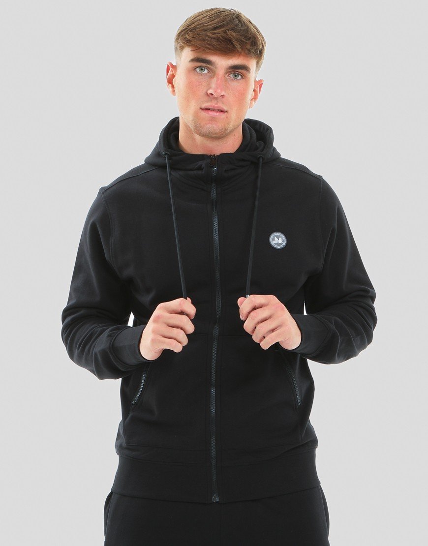 Peaceful Hooligan Paddock Zip Hoodie Black