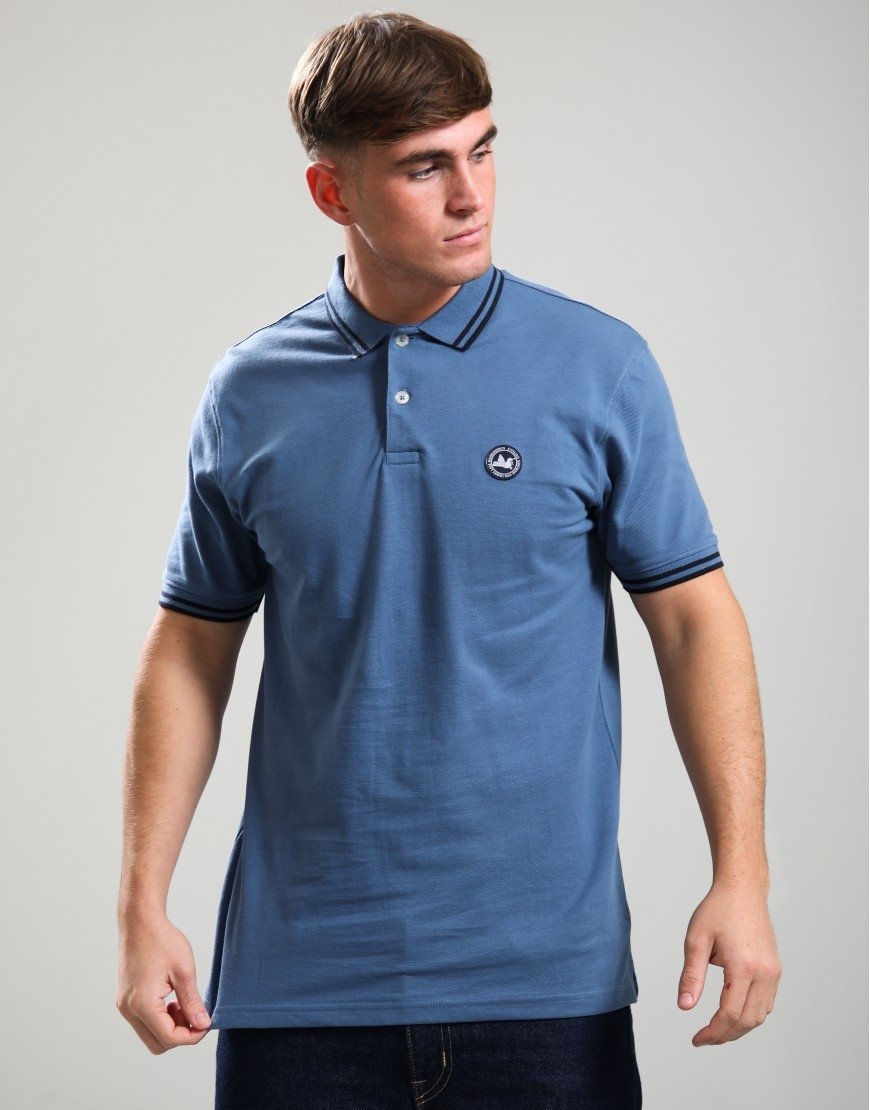 Peaceful Hooligan Peninsula Polo Shirt Copen Blue