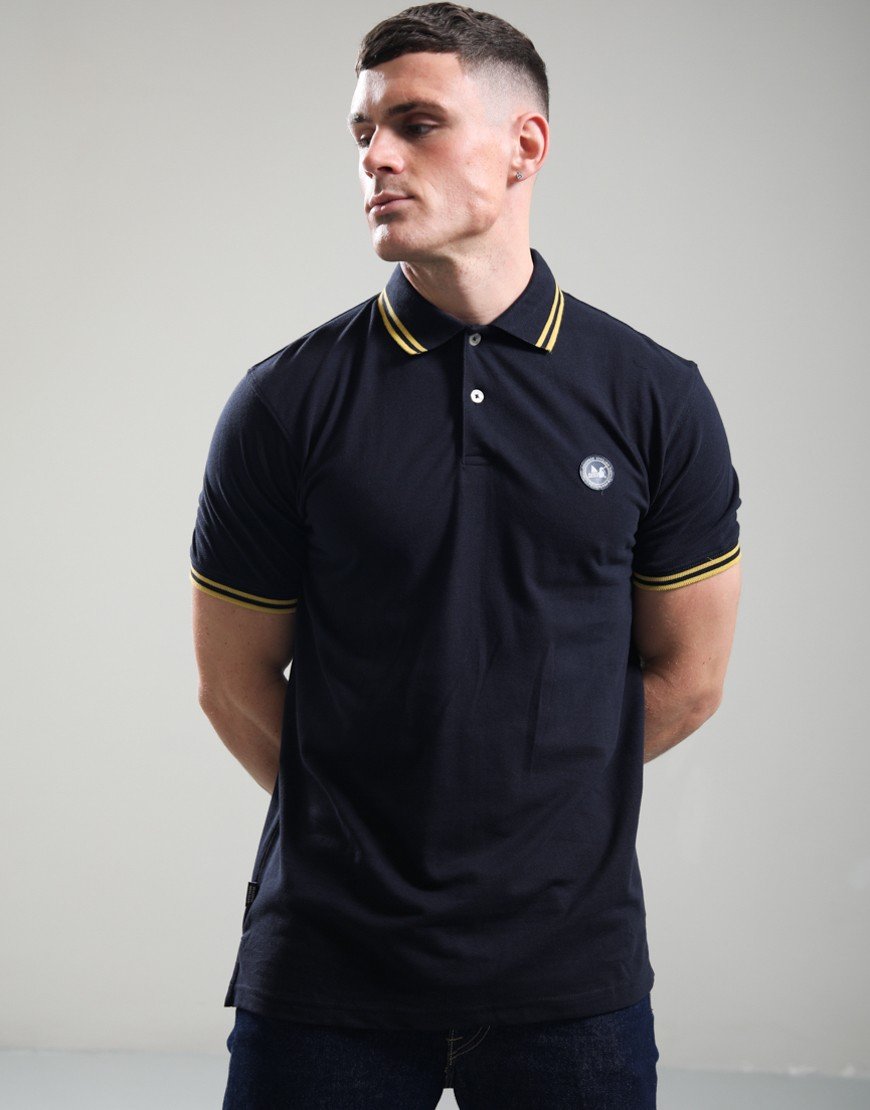 Peaceful Hooligan Peninsula Polo Shirt Navy