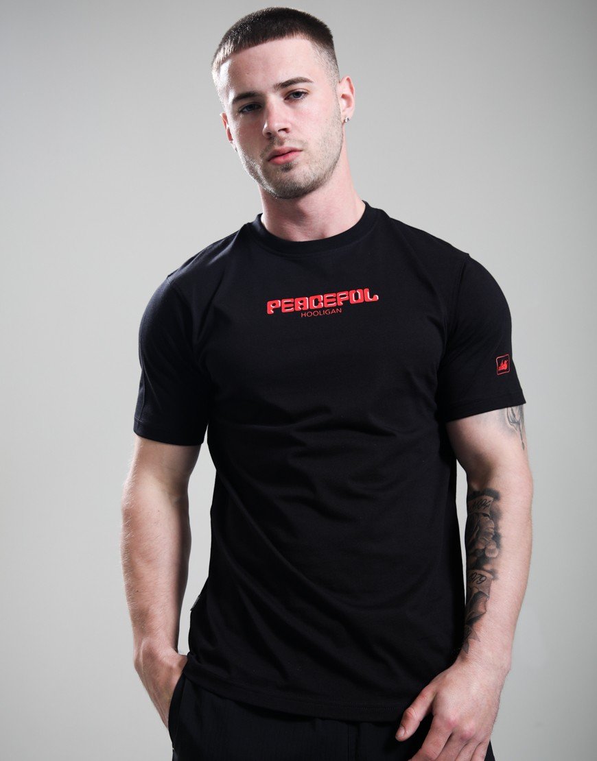 Peaceful Hooligan Place T-Shirt Black
