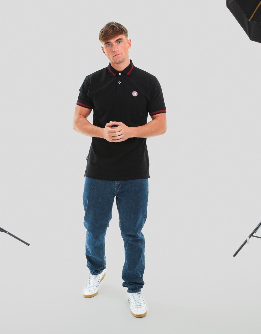 Peaceful Hooligan Raymond Polo Shirt Black