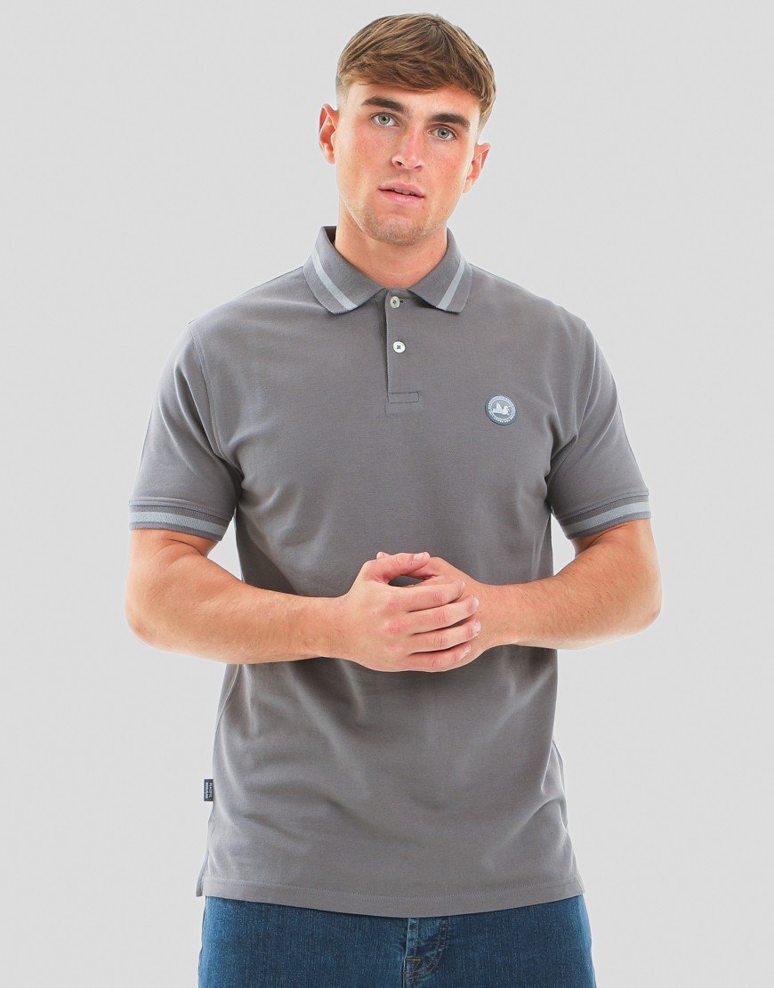 Peaceful Hooligan Raymond Polo Shirt Gunmetal