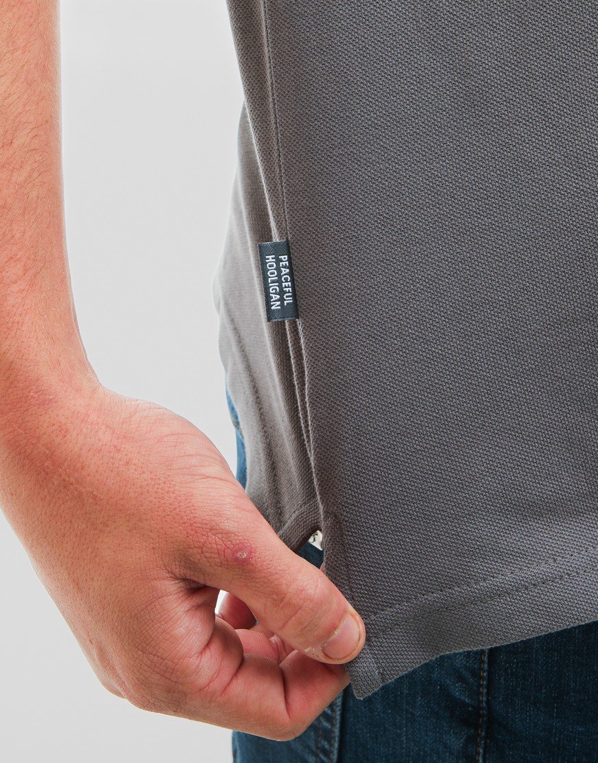 Peaceful Hooligan Raymond Polo Shirt Gunmetal