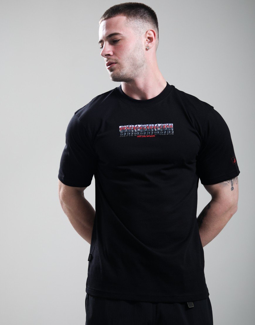Peaceful Hooligan Riot T-Shirt Black