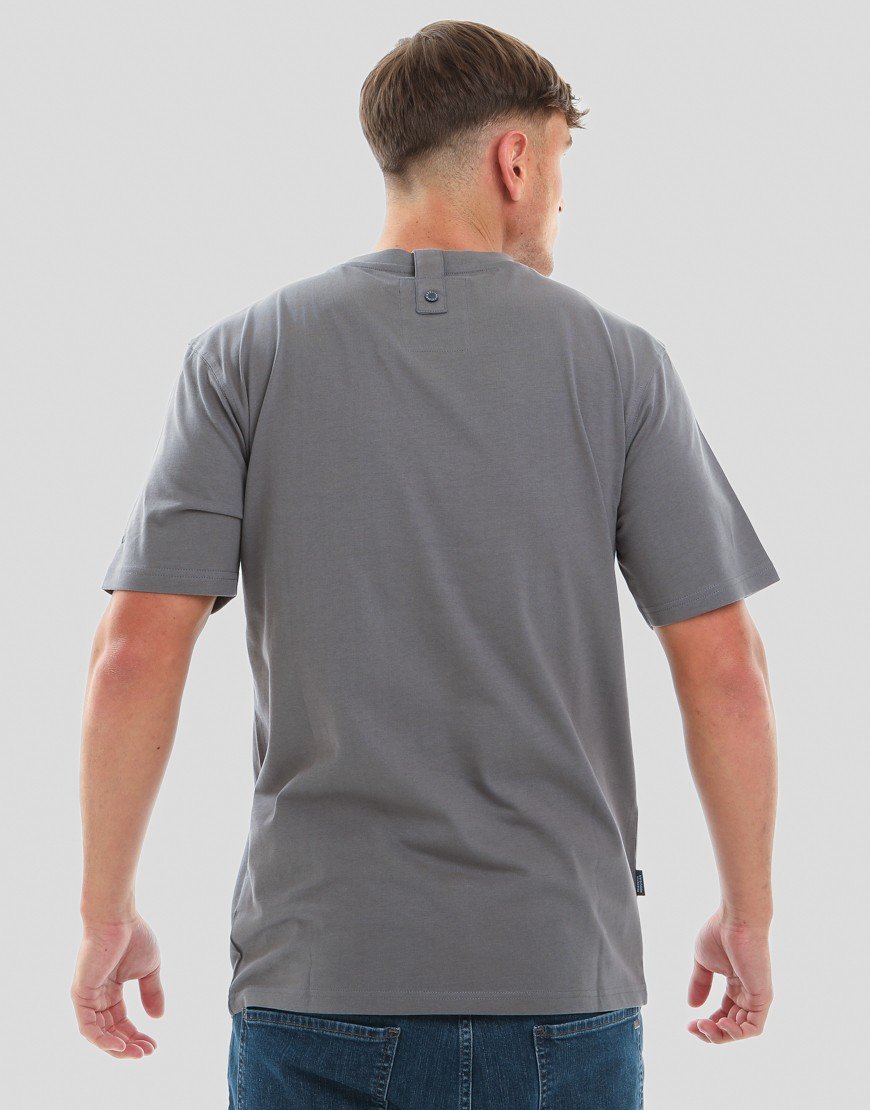 Peaceful Hooligan Script T-Shirt Gunmetal