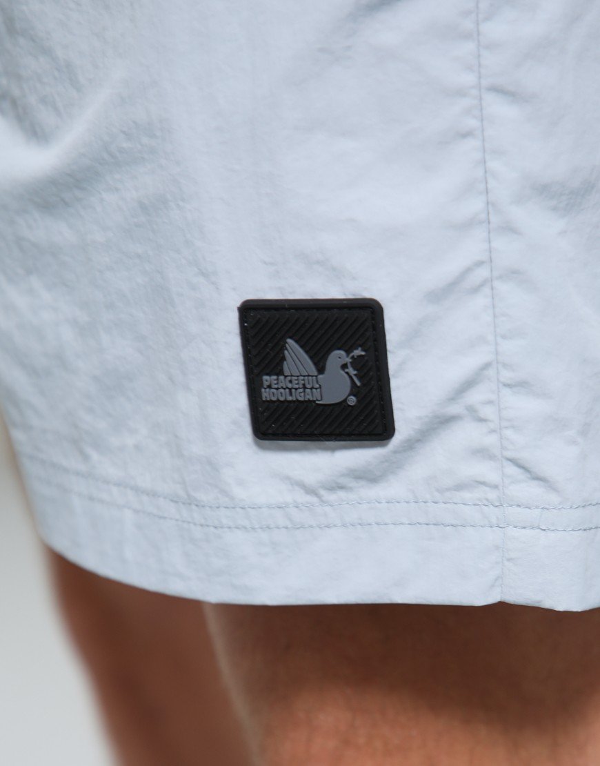 Peaceful Hooligan Stack Swim Shorts Ice Blue