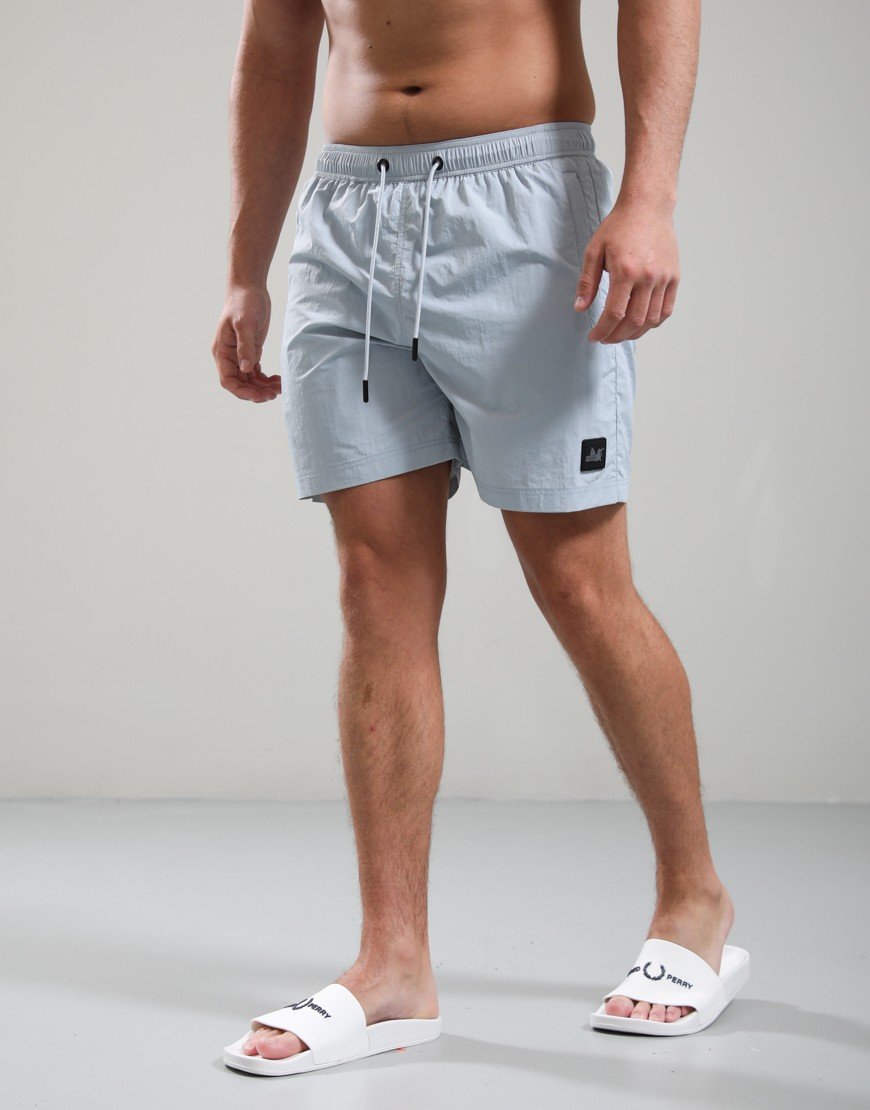 Peaceful Hooligan Stack Swim Shorts Ice Blue