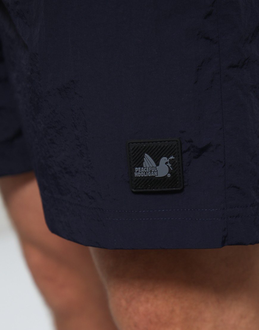 Peaceful Hooligan Stack Swim Shorts Navy